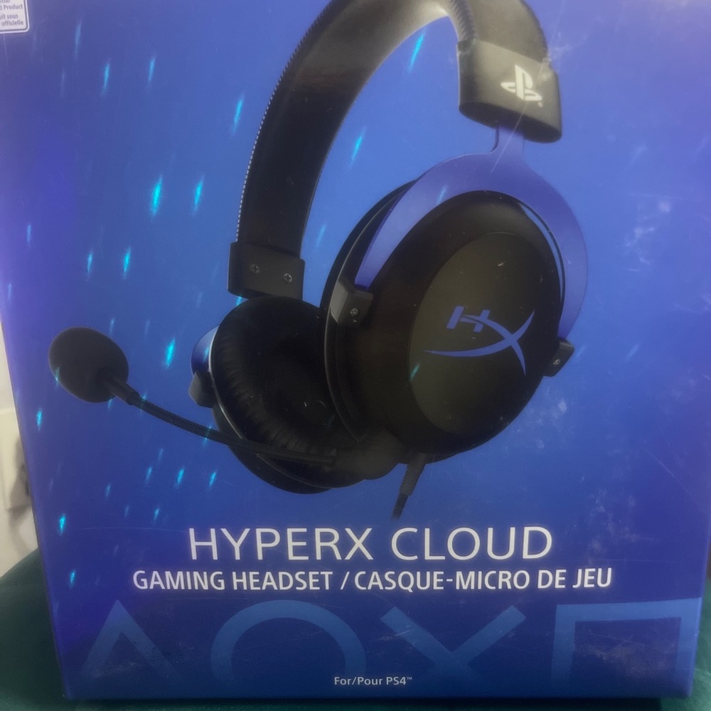 Hyper x cloud gaming headset PlayStation